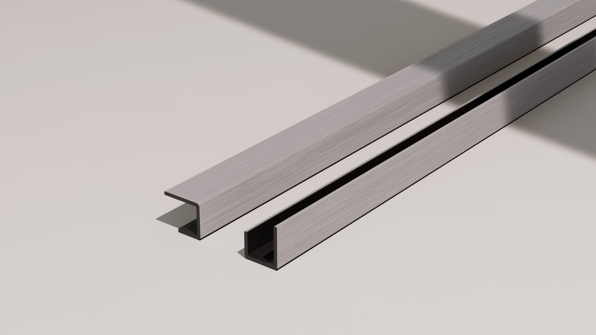 Ash Grey U Edge Trim