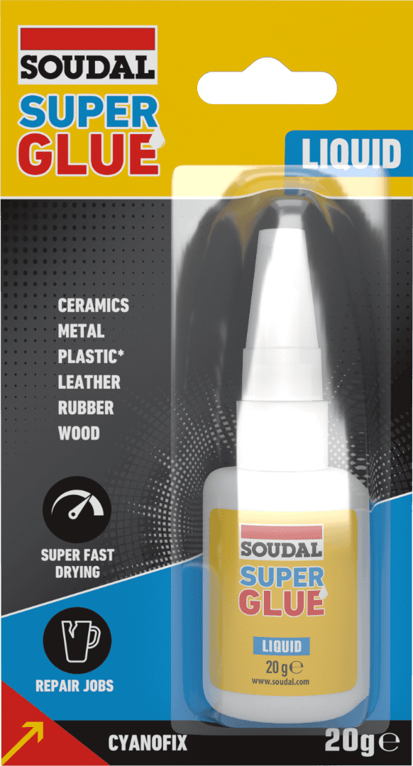 Soudal Superglue Liquid Clear 20G 101125