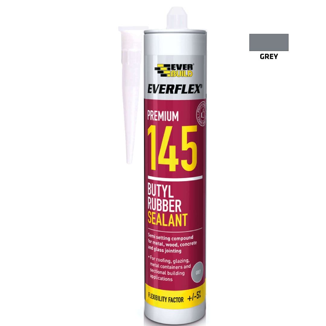 Everbuild 145 Butyl Rubber Sealant 300Ml
