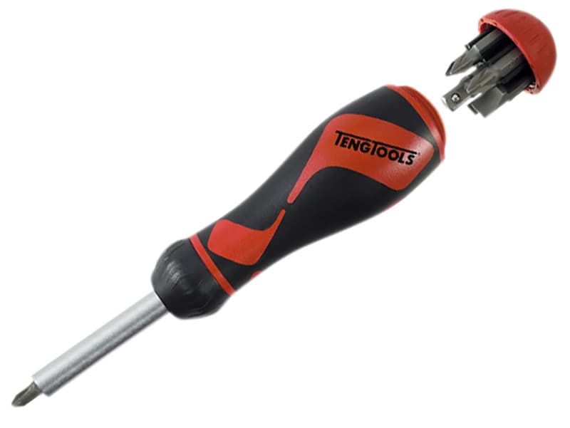 Teng MDR908 Mdr908 Ratchet Driver & Bit Set Of 6