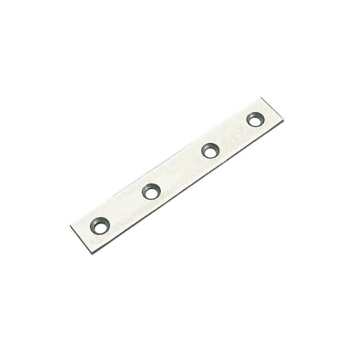4Trade Mending Plates Zinc Plated 100mm Pack of 4