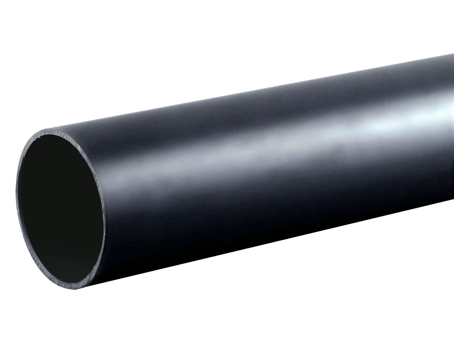 Osma Waste push-fit plain ended pipe black 32mm 3 Metre