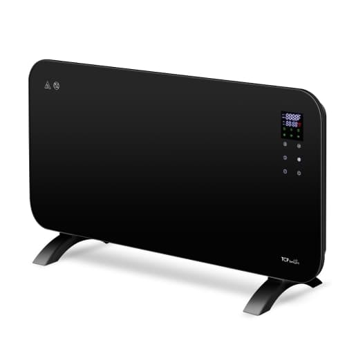 TCP Smart Wifi Fixed Or Portable Glass Panel Heater 2000W SMARADGBL2000UK