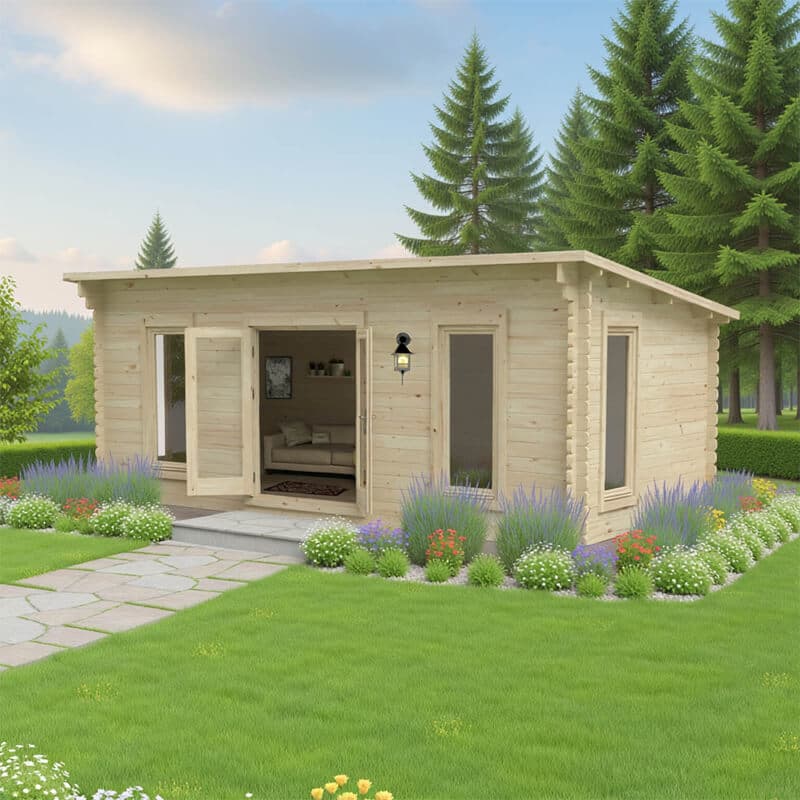 Forest Arley 6m x 3m Log Cabin (45mm)