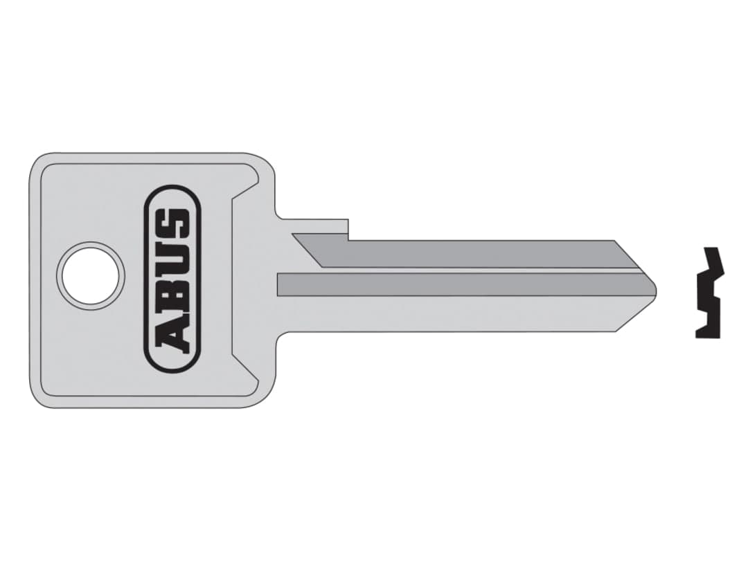 ABUS Mechanical 85/70 Left Hand Key Blank 10002698-01