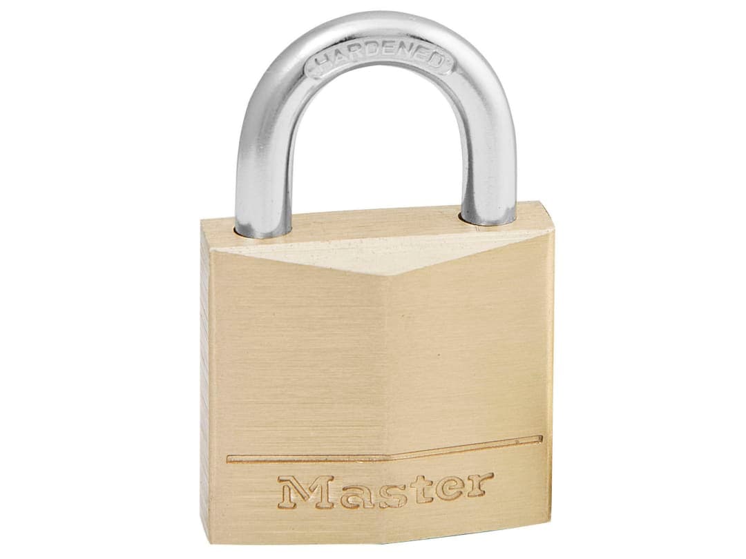 Master Lock Solid Brass 30mm Padlock 4-Pin 130EURD
