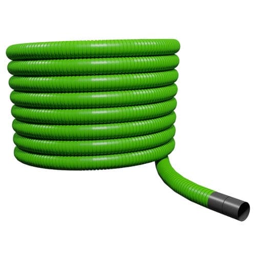 Flexi Underground Ducting CCTV Fibre Optic - 110mm (O.D.) x 50mtr Green Coil