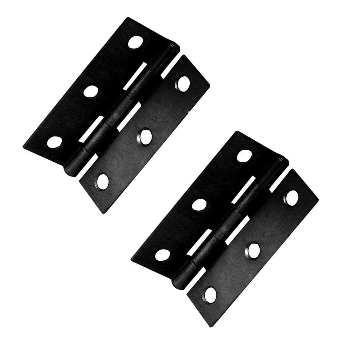 Steel Butt Hinge - 75mm - Matte Black - Pair - Hardware Solutions