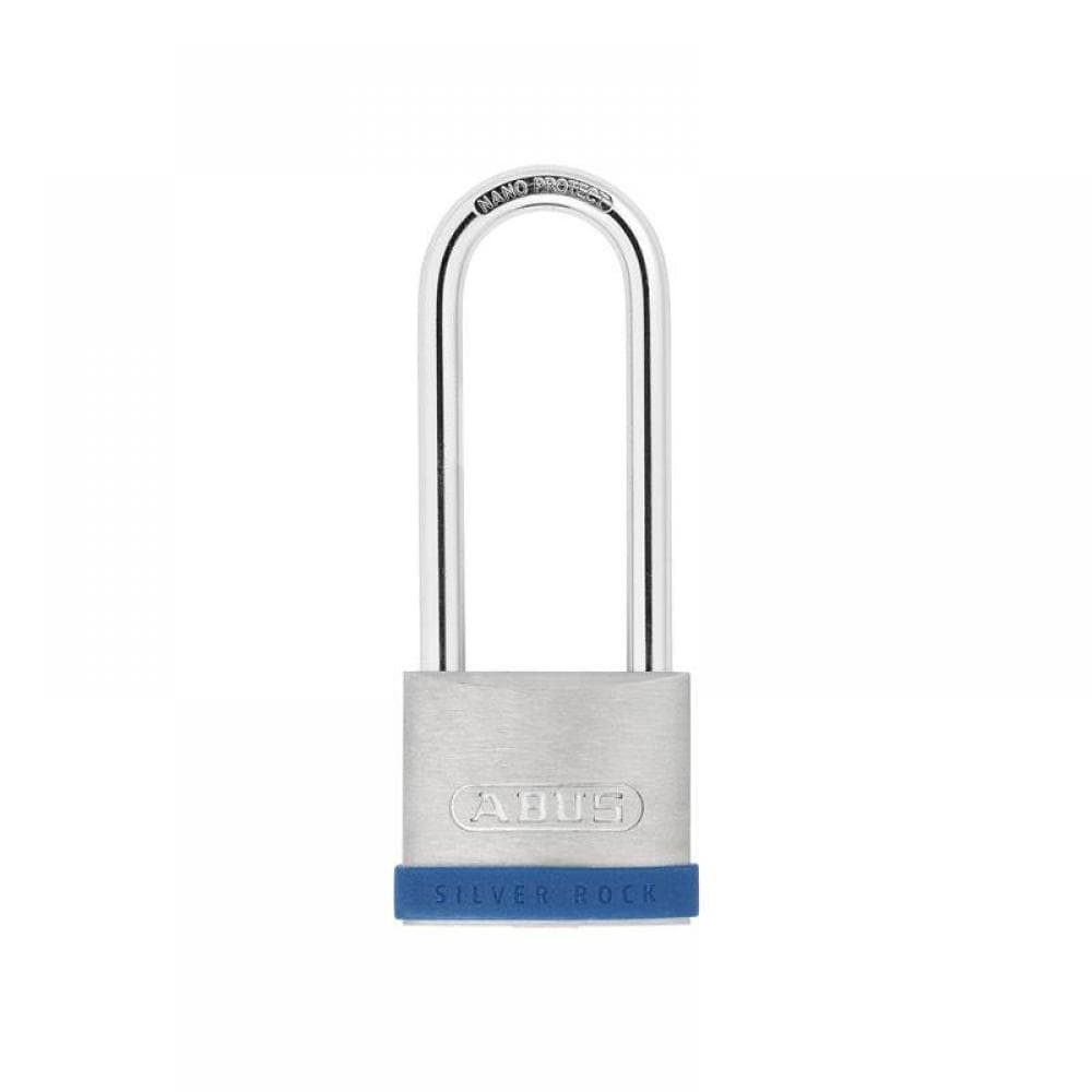 Abus Mechanical 80887 50Mm Silver Rock™ 5 Padlock Long Shackle 80Mm
