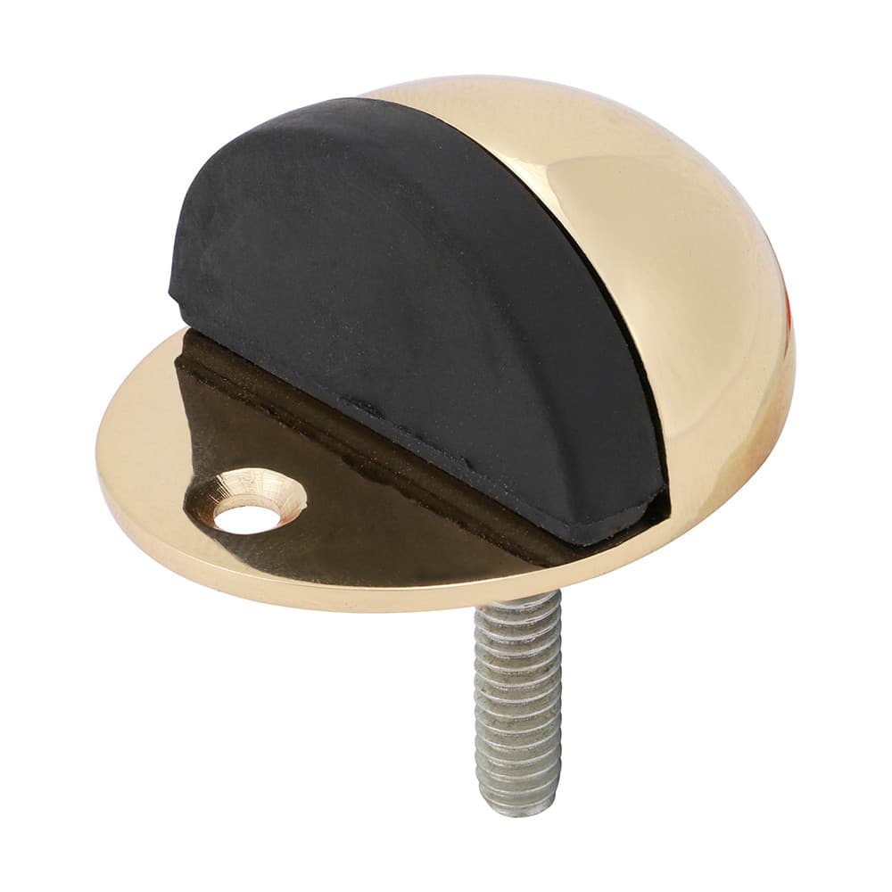 Timco Oval Door Stop - Polished Brass TIMpac 1 200330P