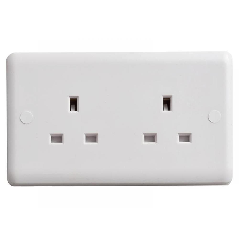 Deta Vimark VC1208 Unswitched Socket 2-Gang 13A