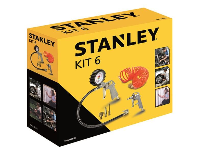 Stanley® Air Compressors 9045717STN Air Tool Kit 6 Piece