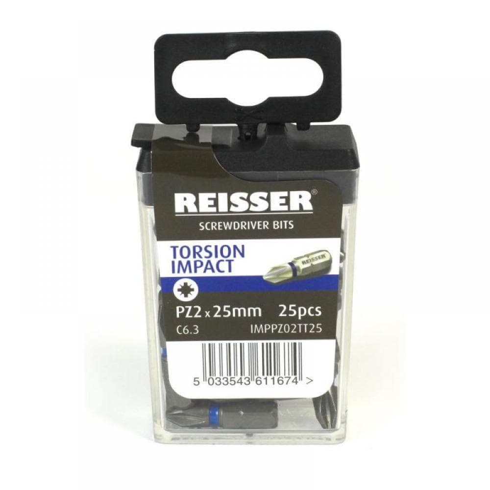 Reisser IMPPZ02TT25CDU Impact Tic-Tac Box Pz2 X 25Mm (Pack 25Pc)