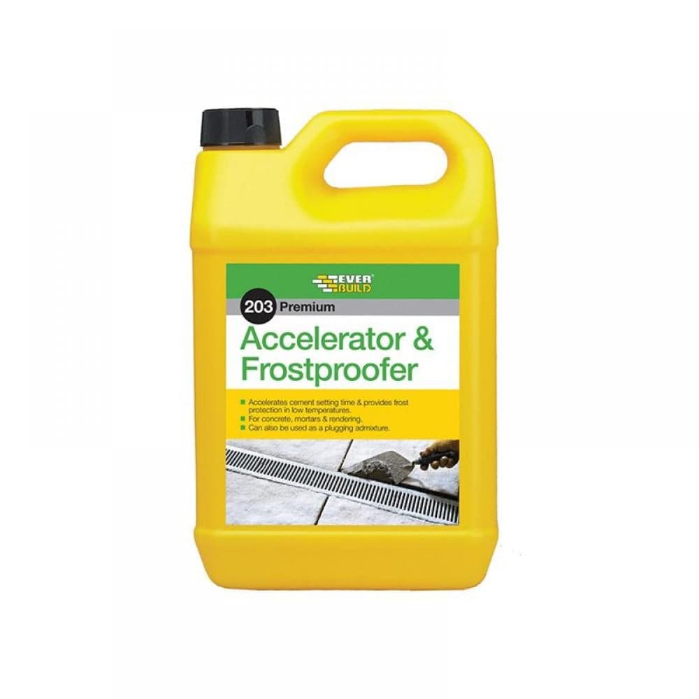 Everbuild Sika 488853 203 Accelerator & Frostproofer 5 Litre