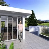 Sliding Fly Screen Door | White