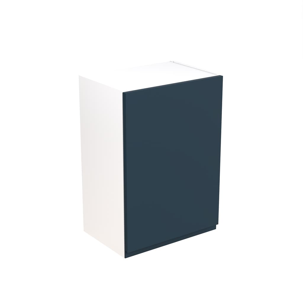 Kitchen Kit Flatpack 500 Wall Kitchen Cabinet J-Pull Shaker Ultra Matt Indigo Blue