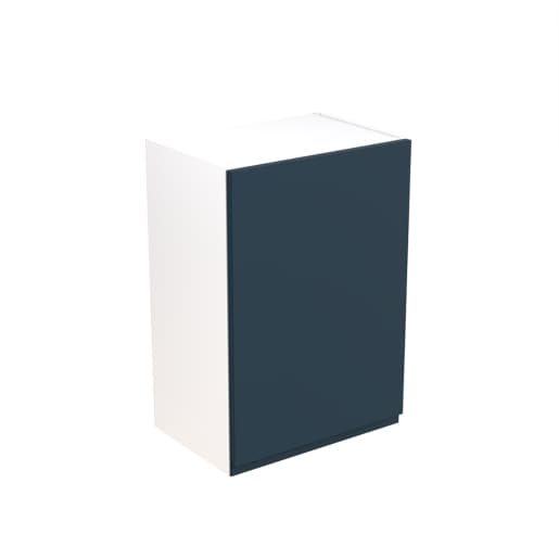 Flatpack 500 Wall Kitchen Cabinet J-Pull Shaker Ultra Matt Indigo Blue