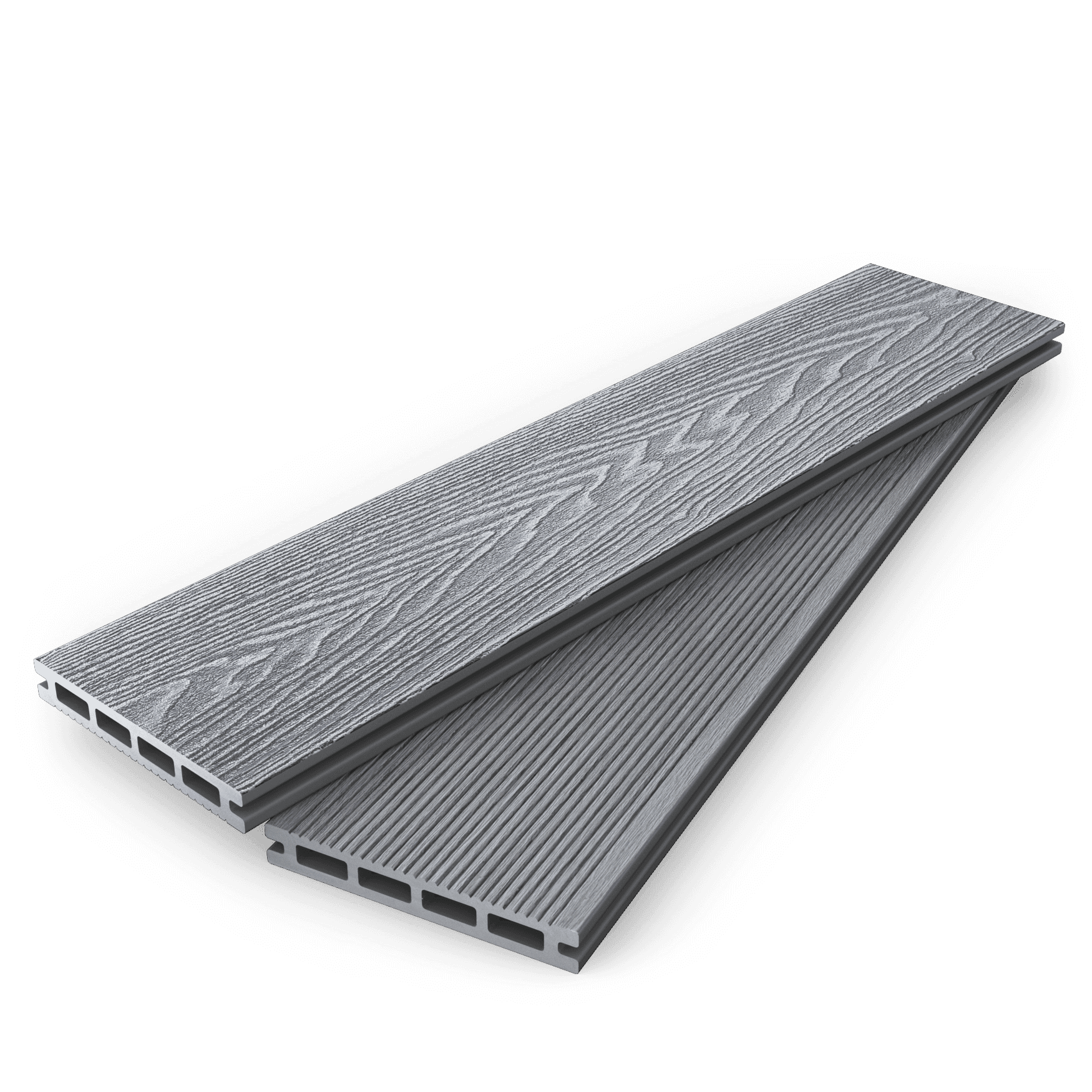 Light Grey Composite Decking - Stone 4m