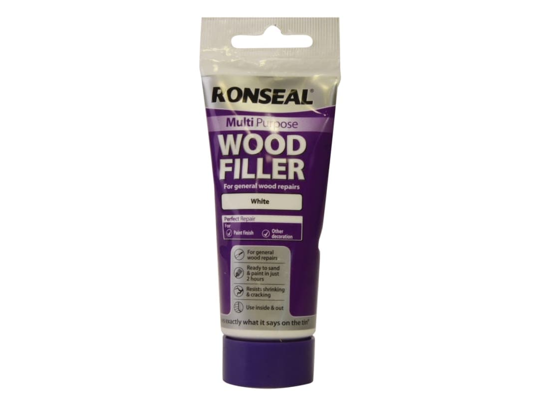 Ronseal Multi Purpose Wood Filler Tube White 100g 33639