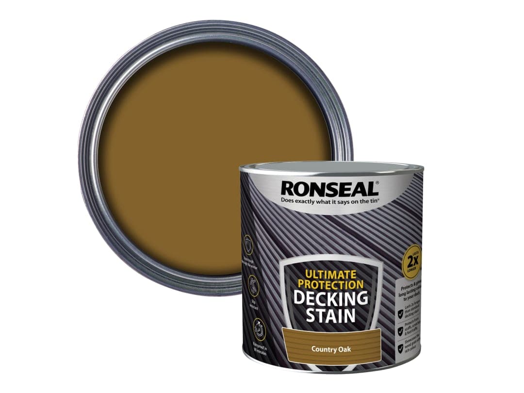 Ronseal Ultimate Protection Decking Stain Country Oak 2.5 litre 39110