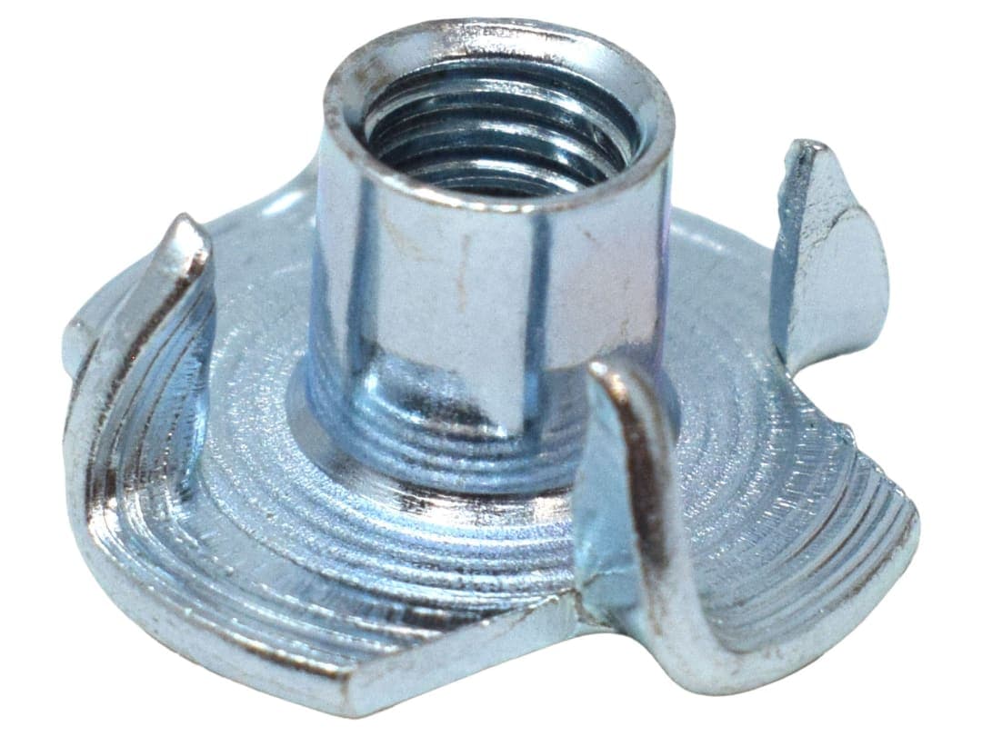 METALMATE® Pronged Tee Nut ZP M6 x 9.0mm (Box 25) MEMPTN06