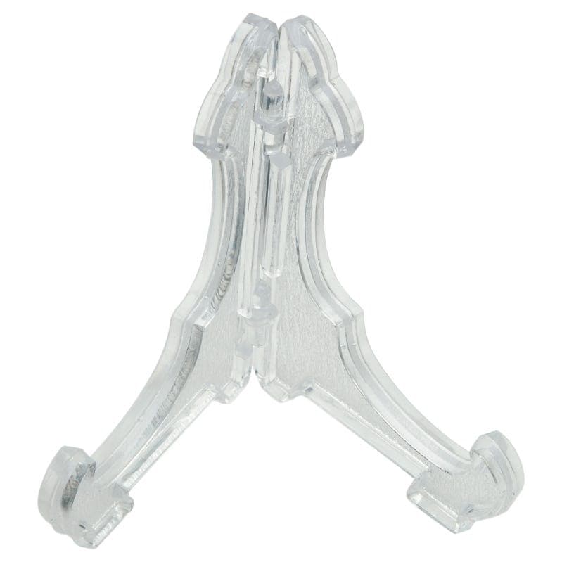 Small Plate Stand 125mm Clear Each