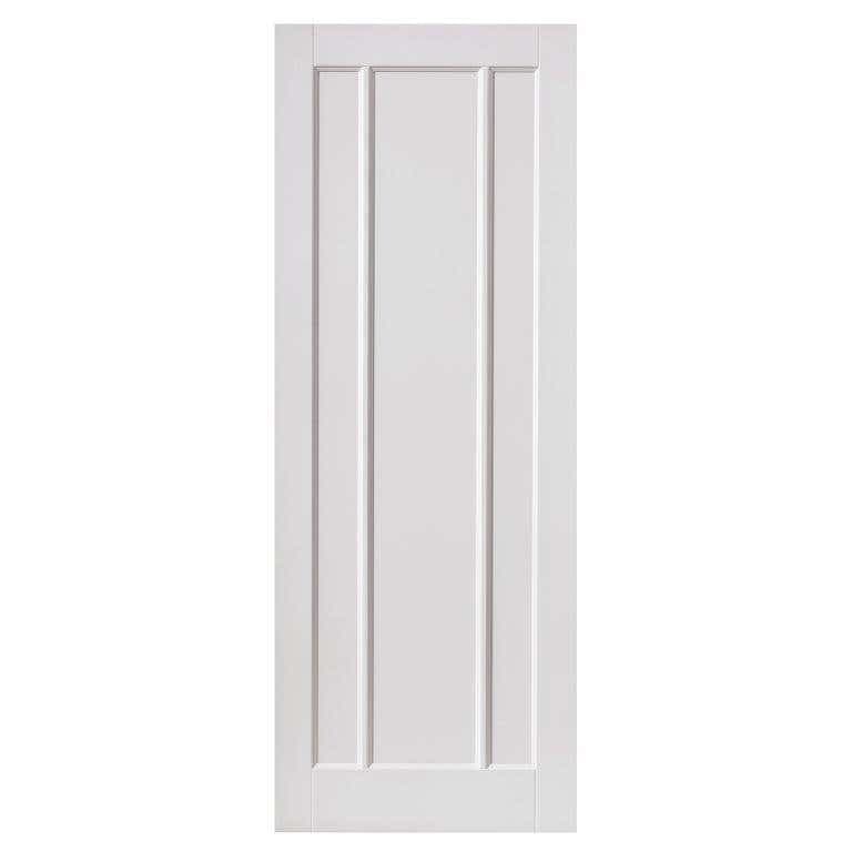 Jamaica Classic Style White Primed Internal Fire Door With Recessed Centre Panel And Decorative Muntins - FD30 - 44 x 1981 x 838mm