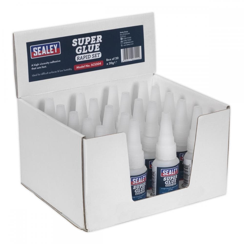 Sealey SCS304 Super Glue Rapid Set 20G Pack Of 20