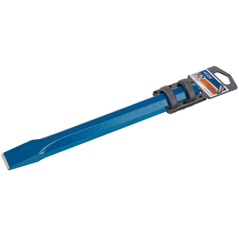 Draper 63743 Octagonal Shank Cold Chisel 25 X 250Mm (Display Packed) each
