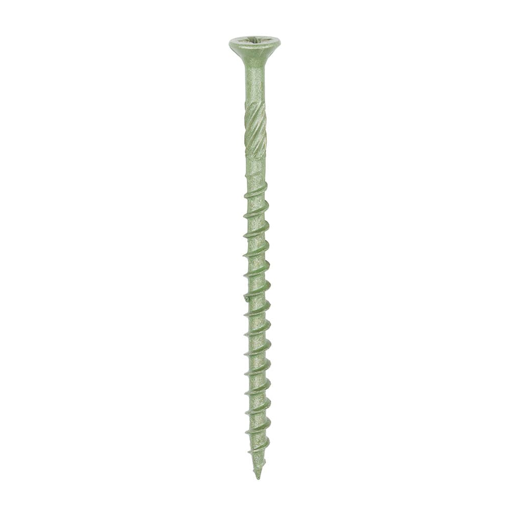 Timco 70TDECK Decking Screws - Pz - Double Countersunk - Exterior - Green 4.5 X 70 Box 200