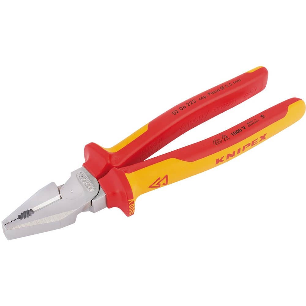 Knipex 49169 02 06 225 Fully Insulated High Leverage Combination Pliers 225Mm each