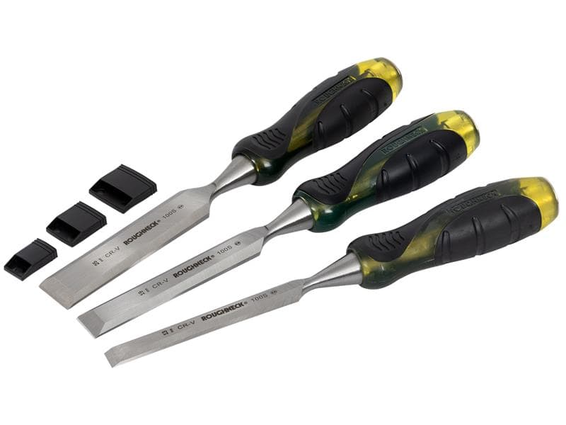 Roughneck 30-153 Professional Bevel Edge Chisel Set 3 Piece