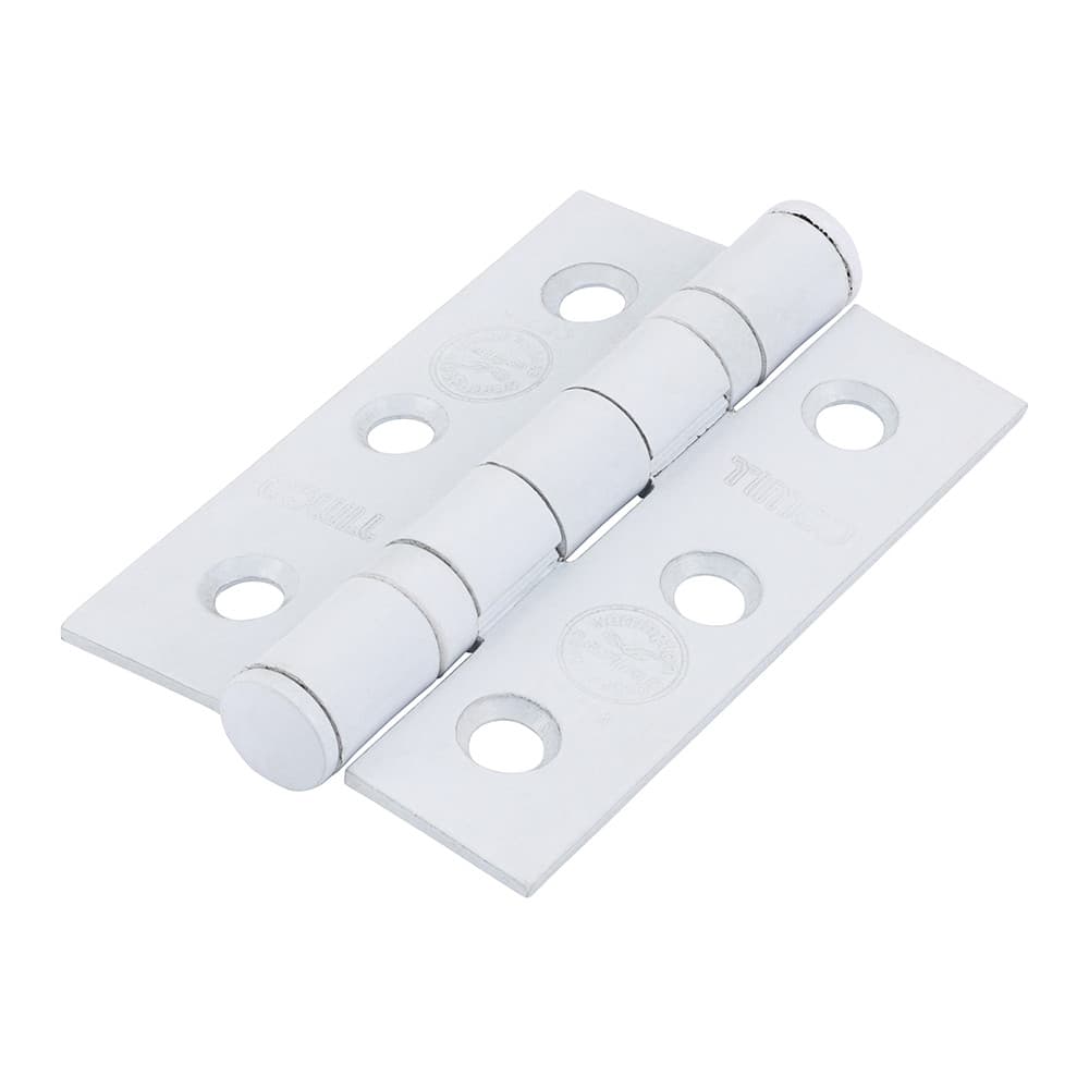 Timco Grade 7 Fire Door Hinges - Epoxy White Box 1 334267