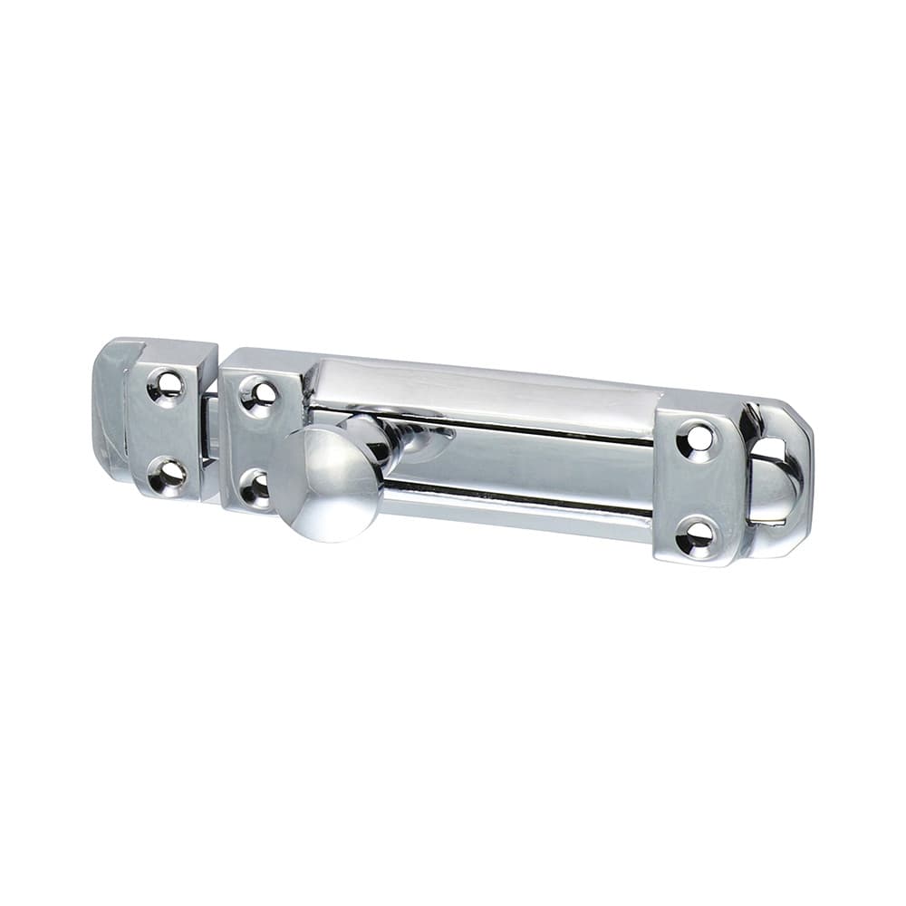 Timco 200779 Contract Flat Section Bolt - Polished Chrome 110 X 25Mm Bag 1