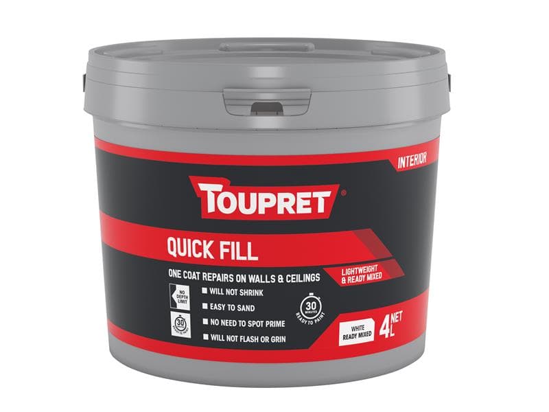Toupret Quick Fill (Interior) - 4 Litre TTREDLP04GB