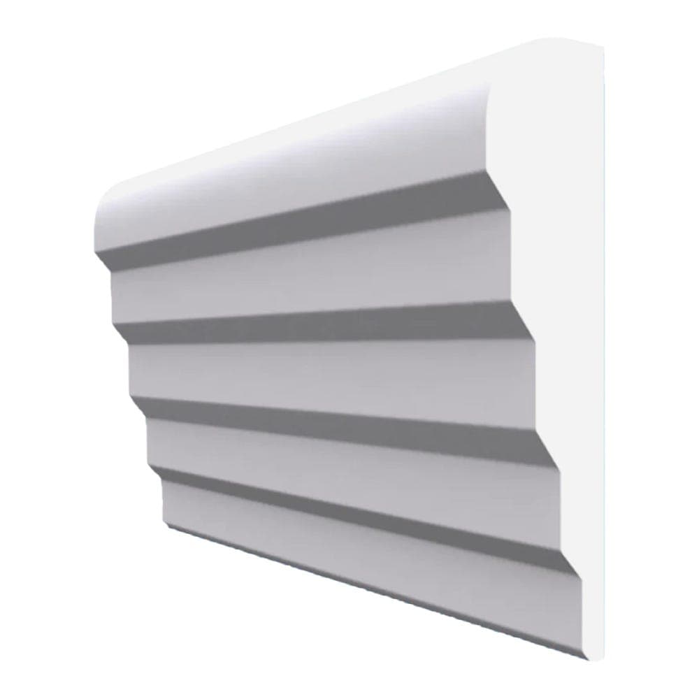 Stepped 3 MDF Dado Rail White Primed 4200mm x 70mm x 18mm
