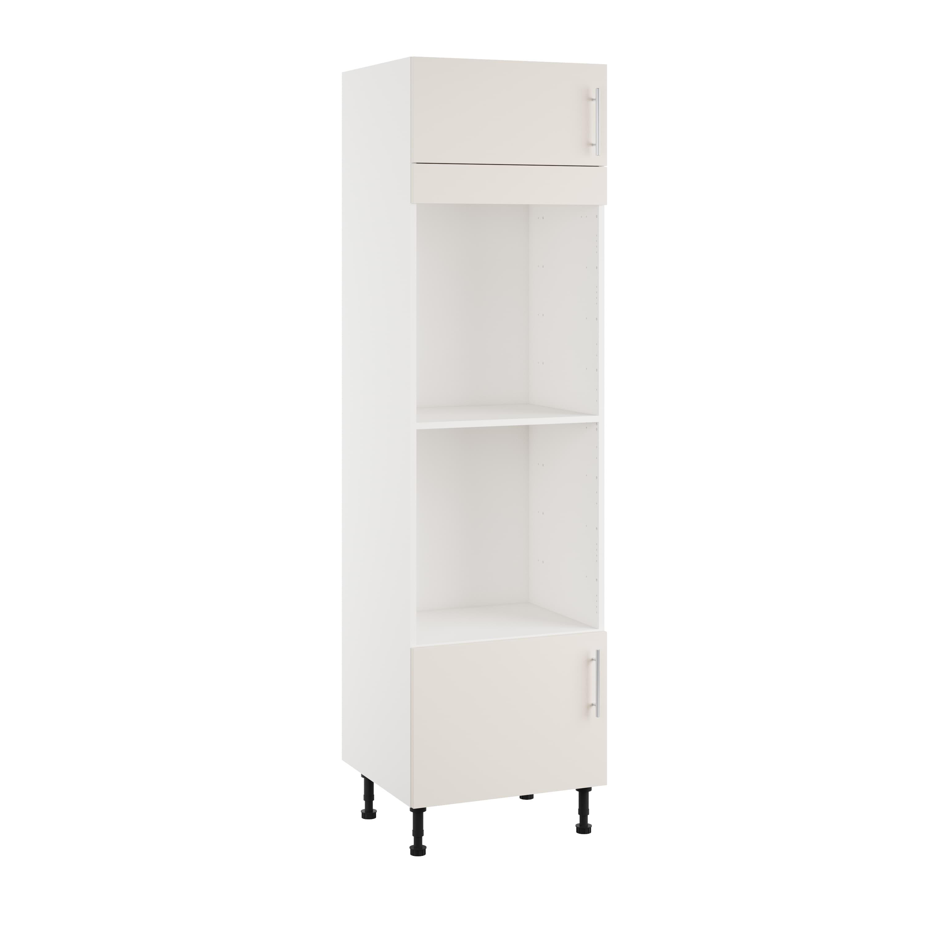 Essence Cashmere Grey MFC 2 x Single Oven Tower Type D, 600mm