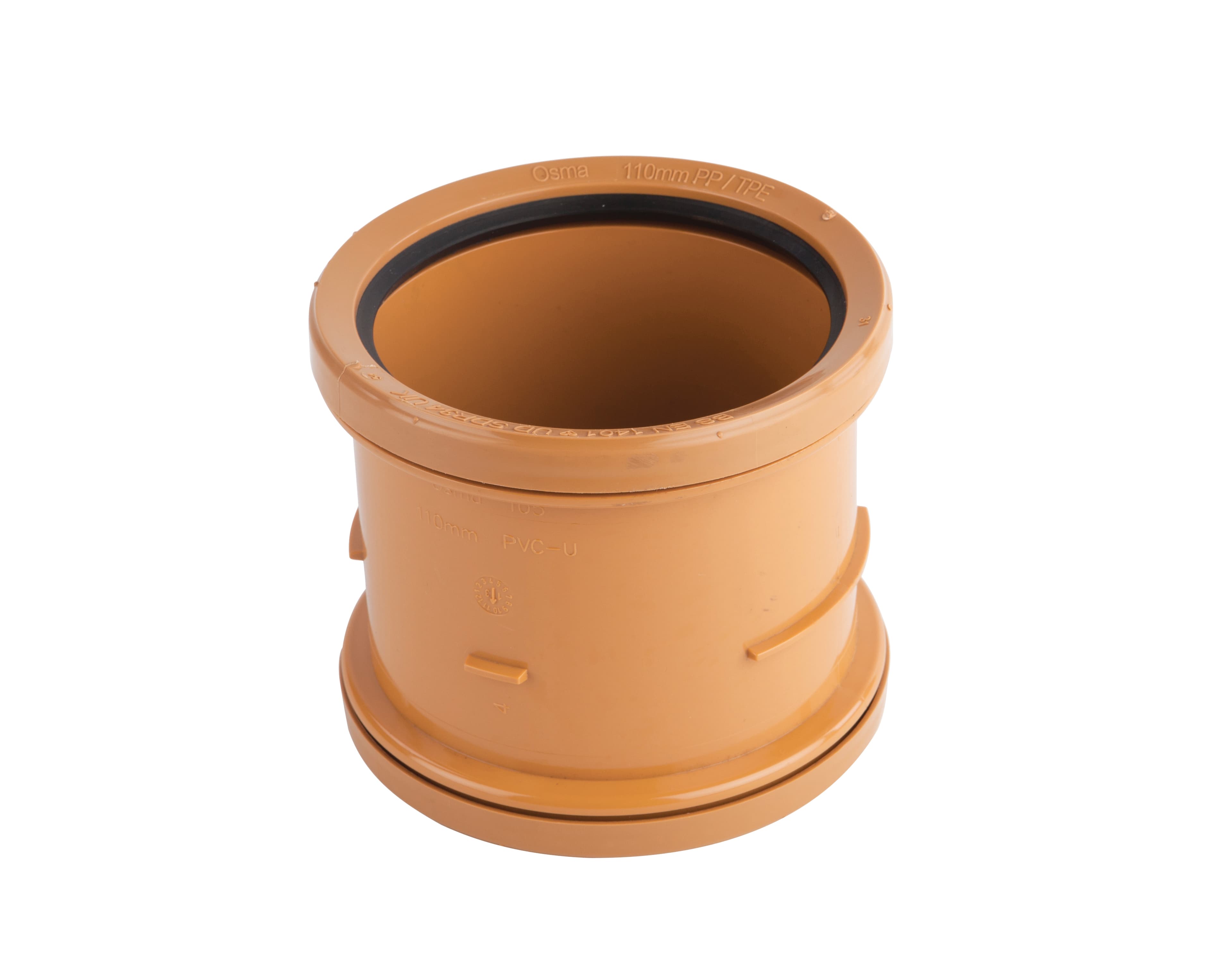 Osmadrain Drainage Double Socket Slip Coupler 110mm