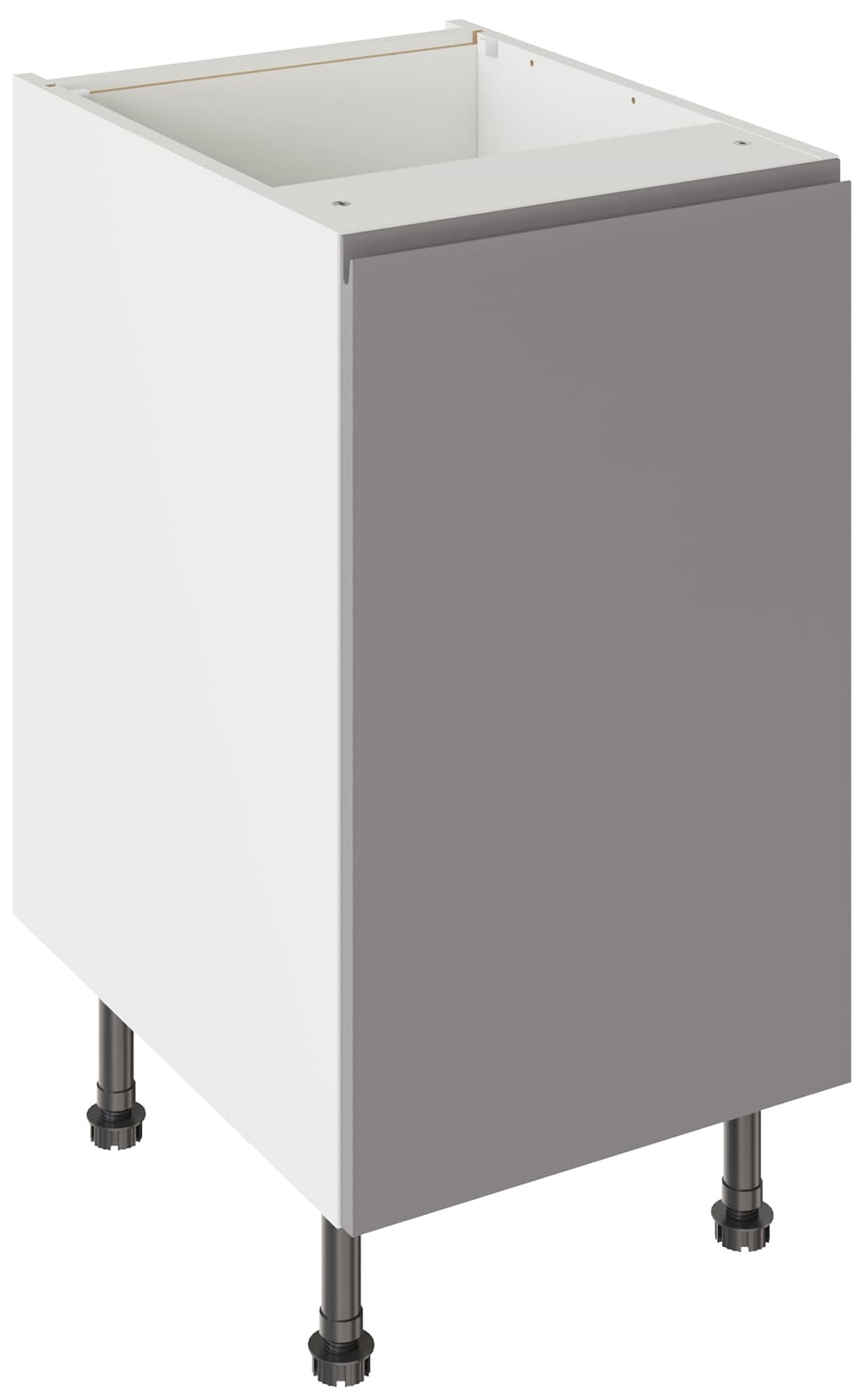 Flatpack Base Unit J-pull Ultra Matt Dust Grey 450mm - FKKJ0839