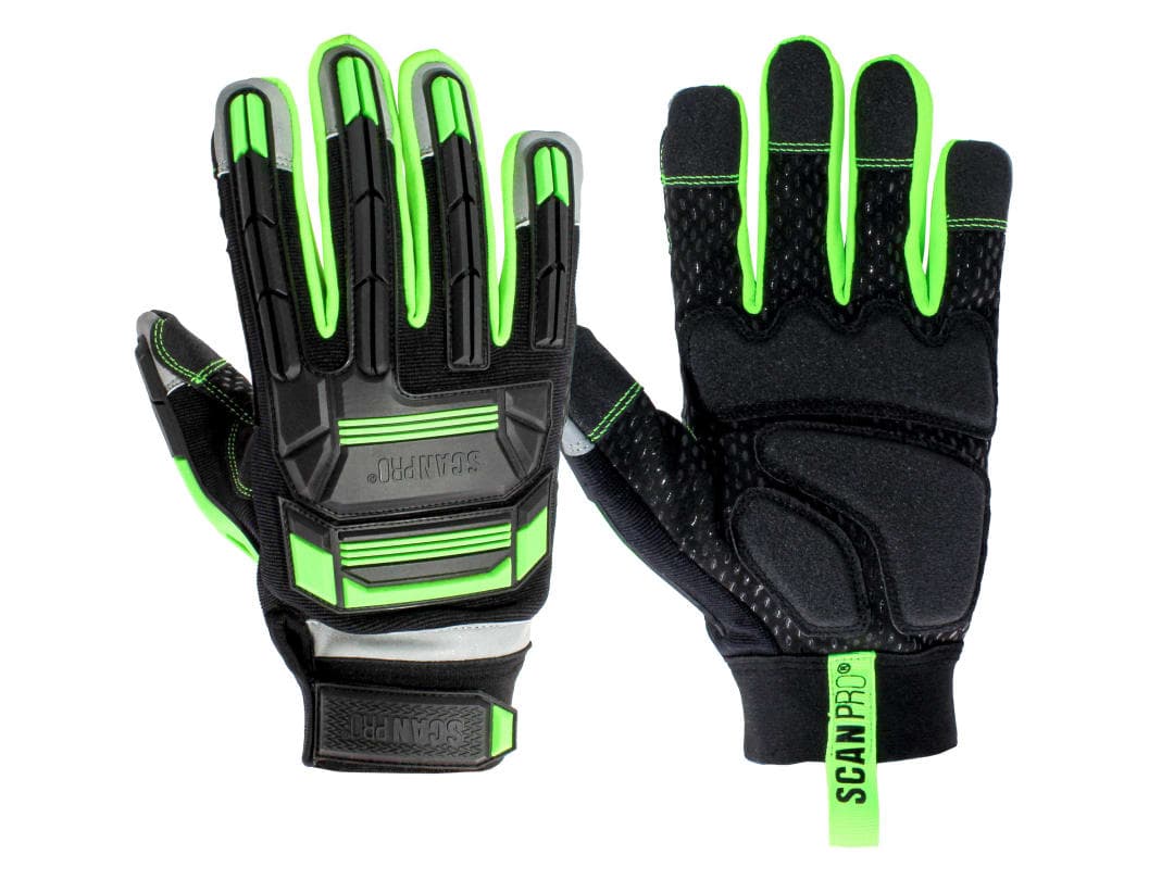 Scan Anti Impact Synthetic Leather & Polymer Gloves - XL (Size 10) PT-203