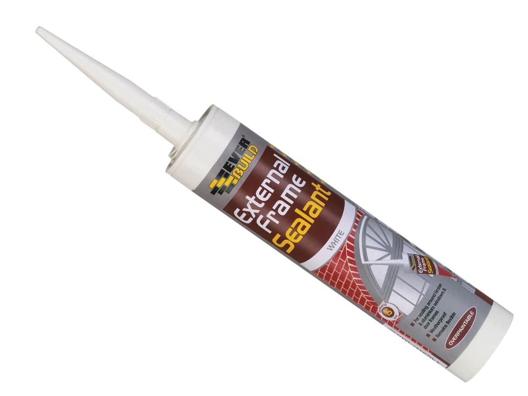 Everbuild Sika External Frame Acrylic Sealant White 310ml 483175