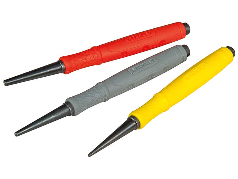 Stanley® 0-58-930 Dynagrip™ Nail Punch Set 3 Piece