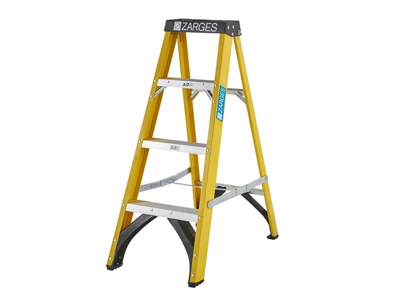 Zarges 300514 Fibreglass Swingback Steps Open 1.05M Closed 1.18M 4 Rungs