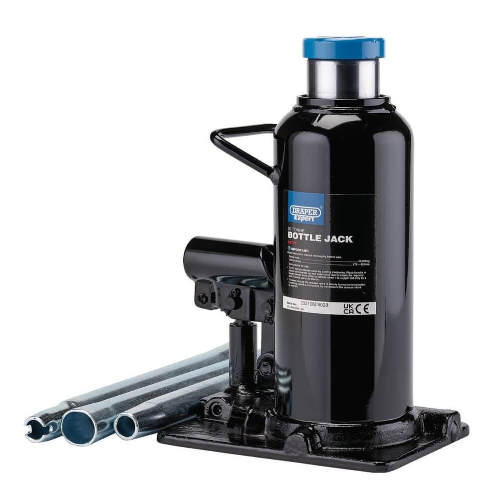 Draper Expert 99770 Hydraulic Bottle Jack 20 Tonne each 1