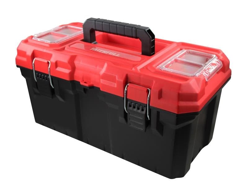 Faithfull FAITB19 Plastic Toolbox 476Mm (19In)