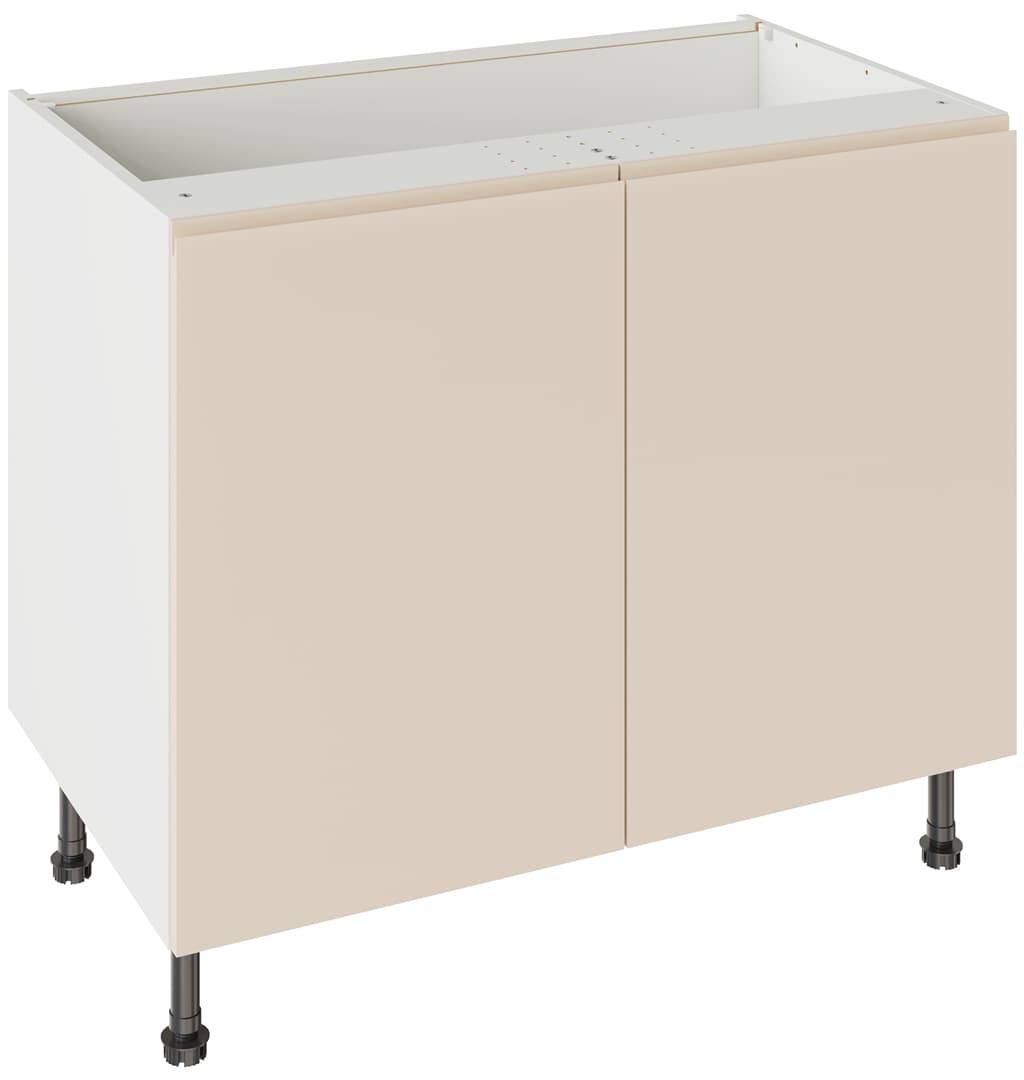 Kitchen Kit Flatpack Base Unit J-PULL Ultra Matt Cashmere 1000mm