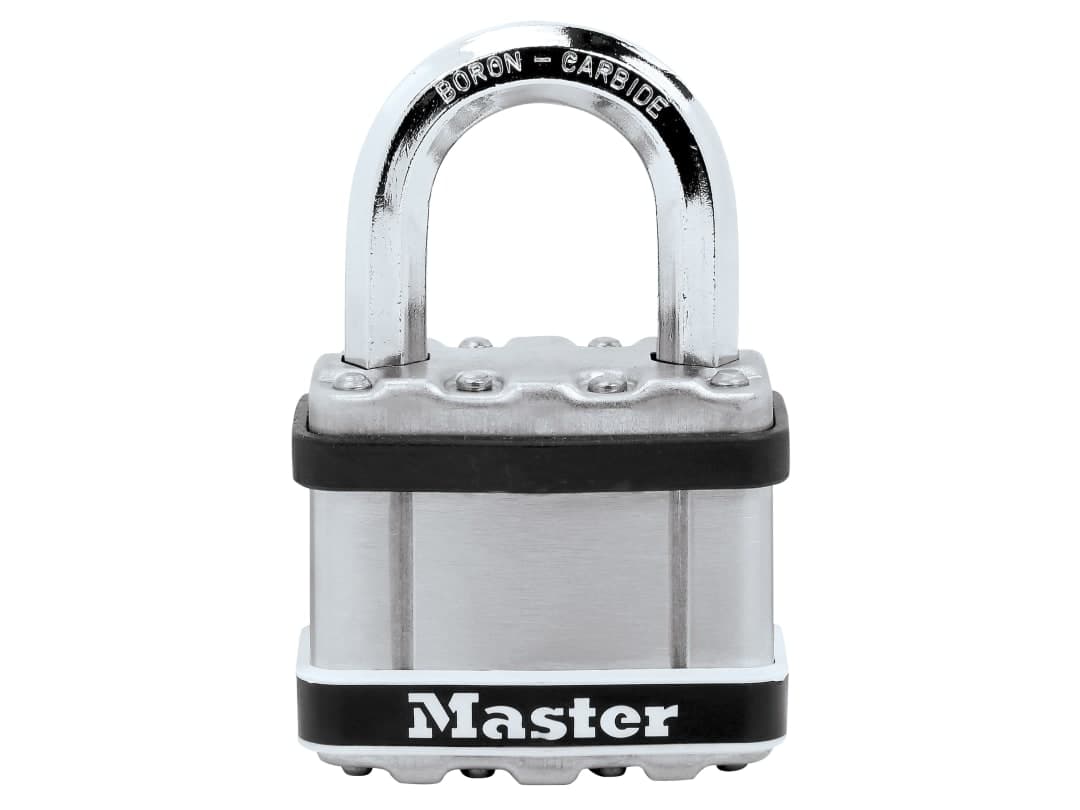 Master Lock Excell™ Laminated Stainless Steel 51mm Padlock M5EURDSTSCC