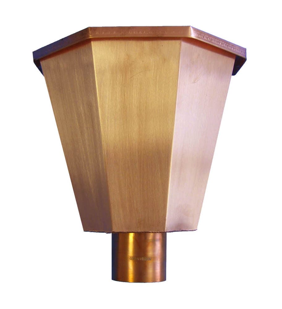 Copper Gutter Margaret Hopper - 80mm