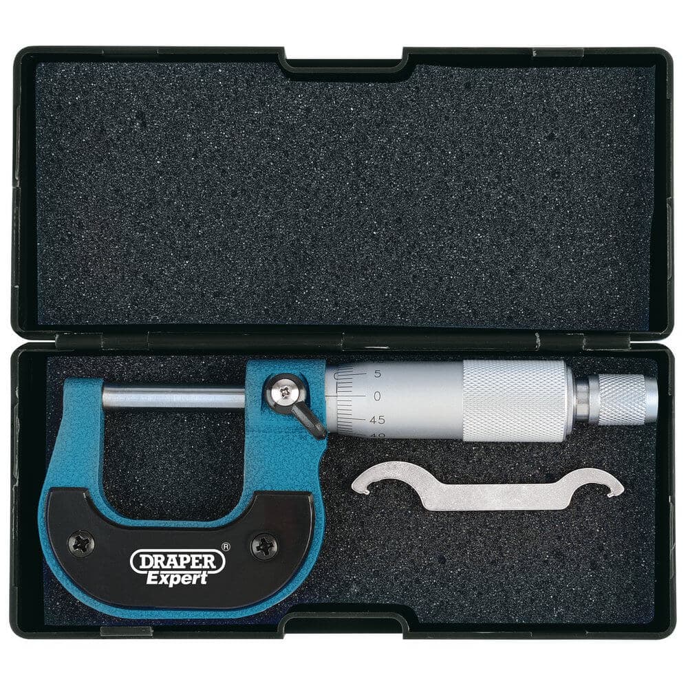 Draper Expert 46603 Metric External Micrometer 0 - 25Mm each