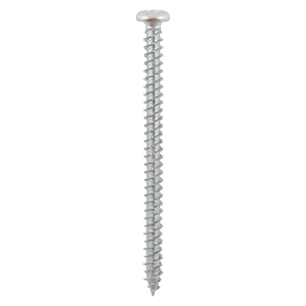 Timco 75120MFPAN Concrete Screws - Tx - Pan - Zinc 7.5 X 120 Box 100